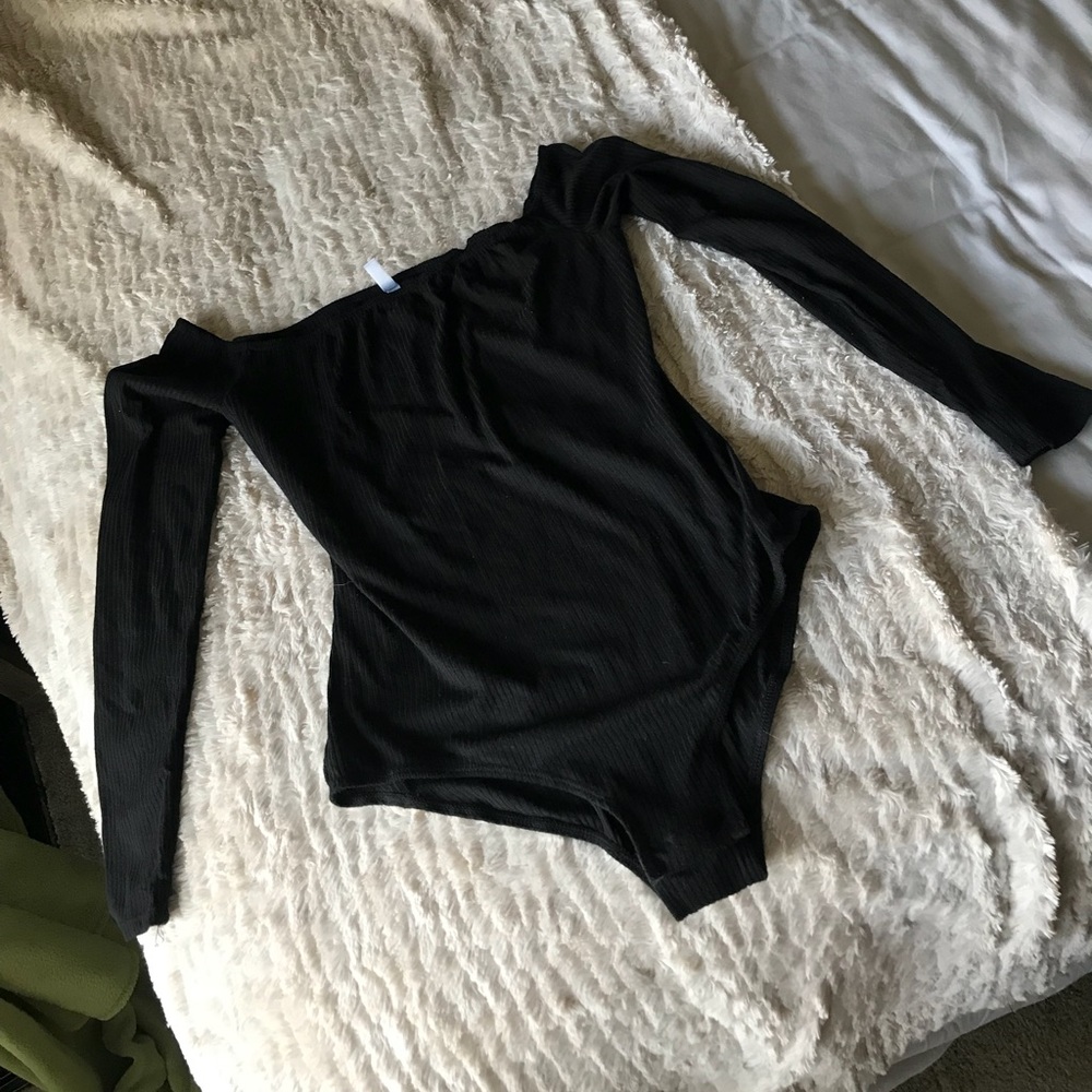 Off the shoulder body suit